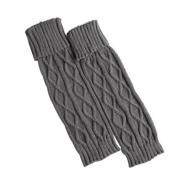 Women Crochet Knit Ribbed Leg Warmers Knee High Solid Winter Boot Wool Sock Long Women Crochet Knit Ribbed Leg Warmers Knee High Solid Winter Boot Wool Sock Long